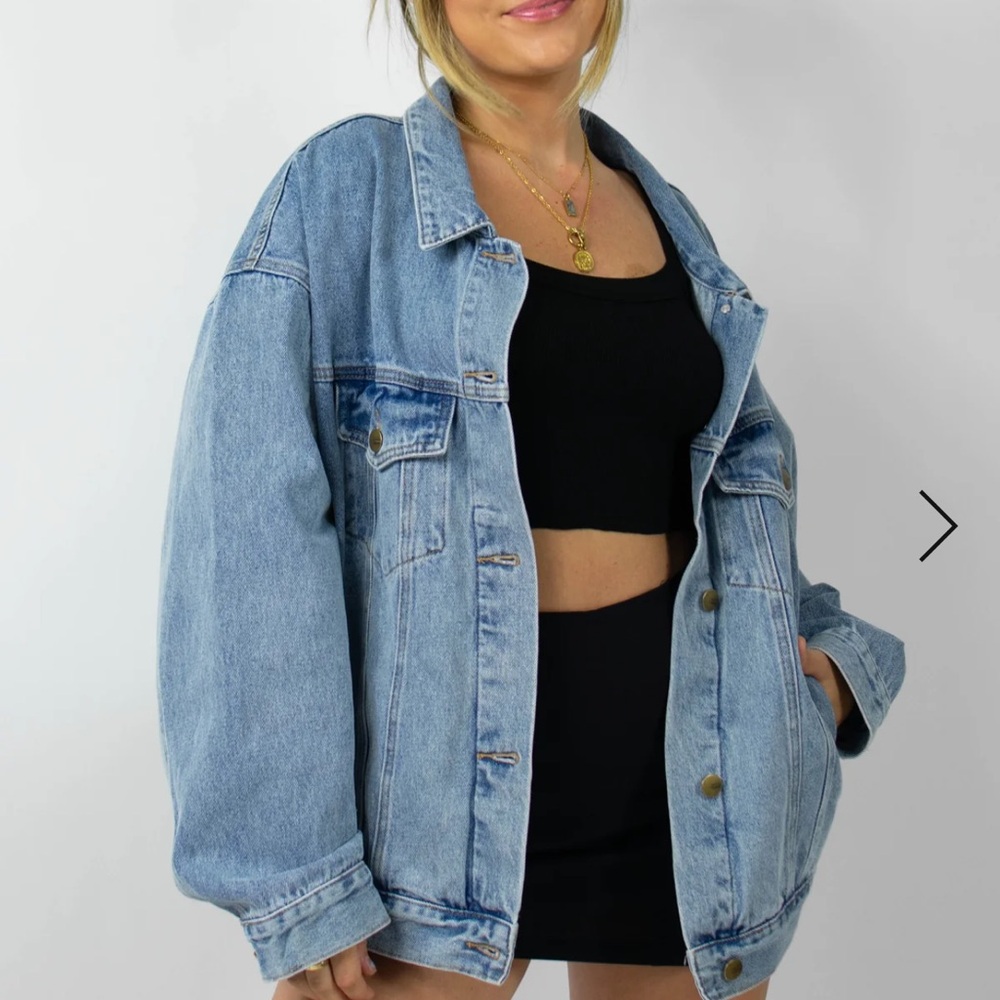 Grey Bandit Midtown Oversized Denim Jacket